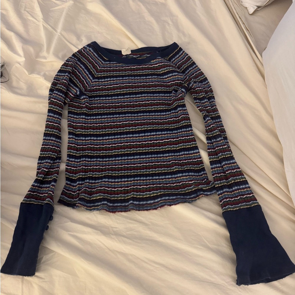 We the free womens long sleeve stripe shirt